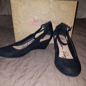 Black ankle strap Mary jane